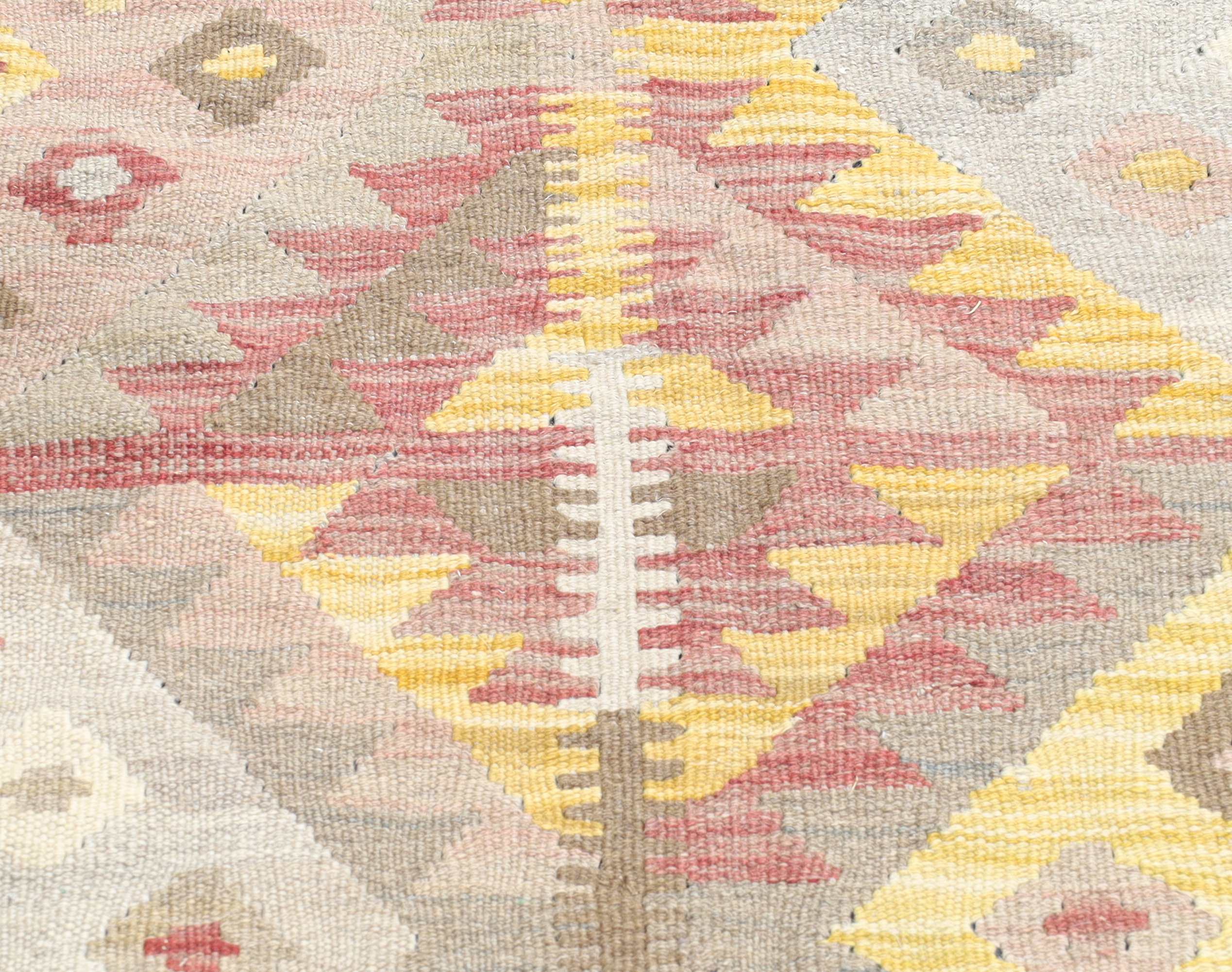 A Qashqai Kilim, last quarter 20th century, geometric design on a multi coloured ground, 300 x 19... - Image 3 of 4