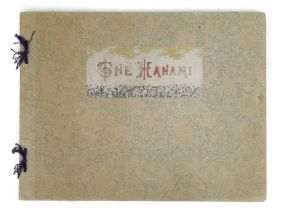 Takashima, S., The Hanami (Flower-Picnic), oblong folio with silk-covered boards, with twenty-fiv...