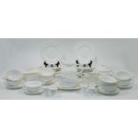 A Wedgwood & Coalport ‘Countryware’ extensive part dinner service, 20th century, printed marks, c...