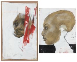 C. Kirk,  20th/21st century -  Artists Wife with Elongated Cranium, 2011;  mixed media and coll...