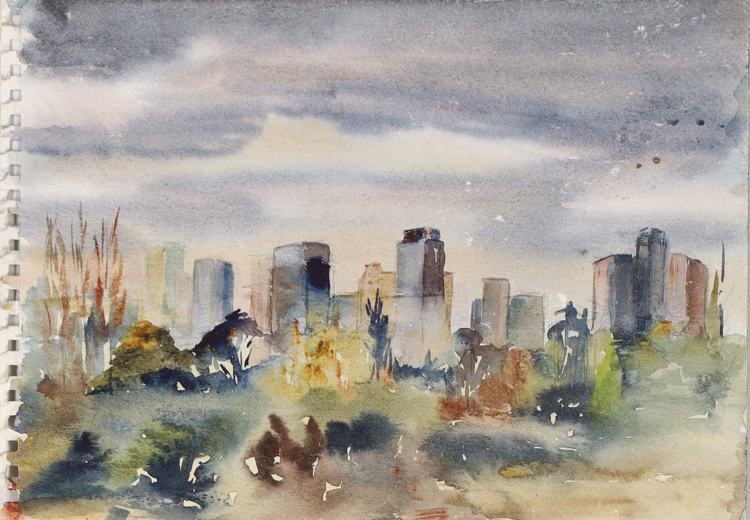 Elizabeth Davis,  20th century -  Portfolio of works;  watercolour on paper, maximum 56 x 38 cm... - Image 2 of 4