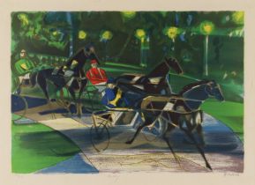 Camille Hilaire,  French 1916-2004,  Sulky;  lithograph in colours on wove,  signed, titled and...