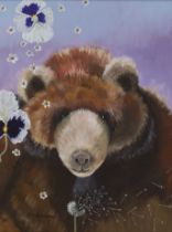 Morris Broderson,  American b.1928 -  Bear, 1989;  oil on canvas, signed and dated lower left '...