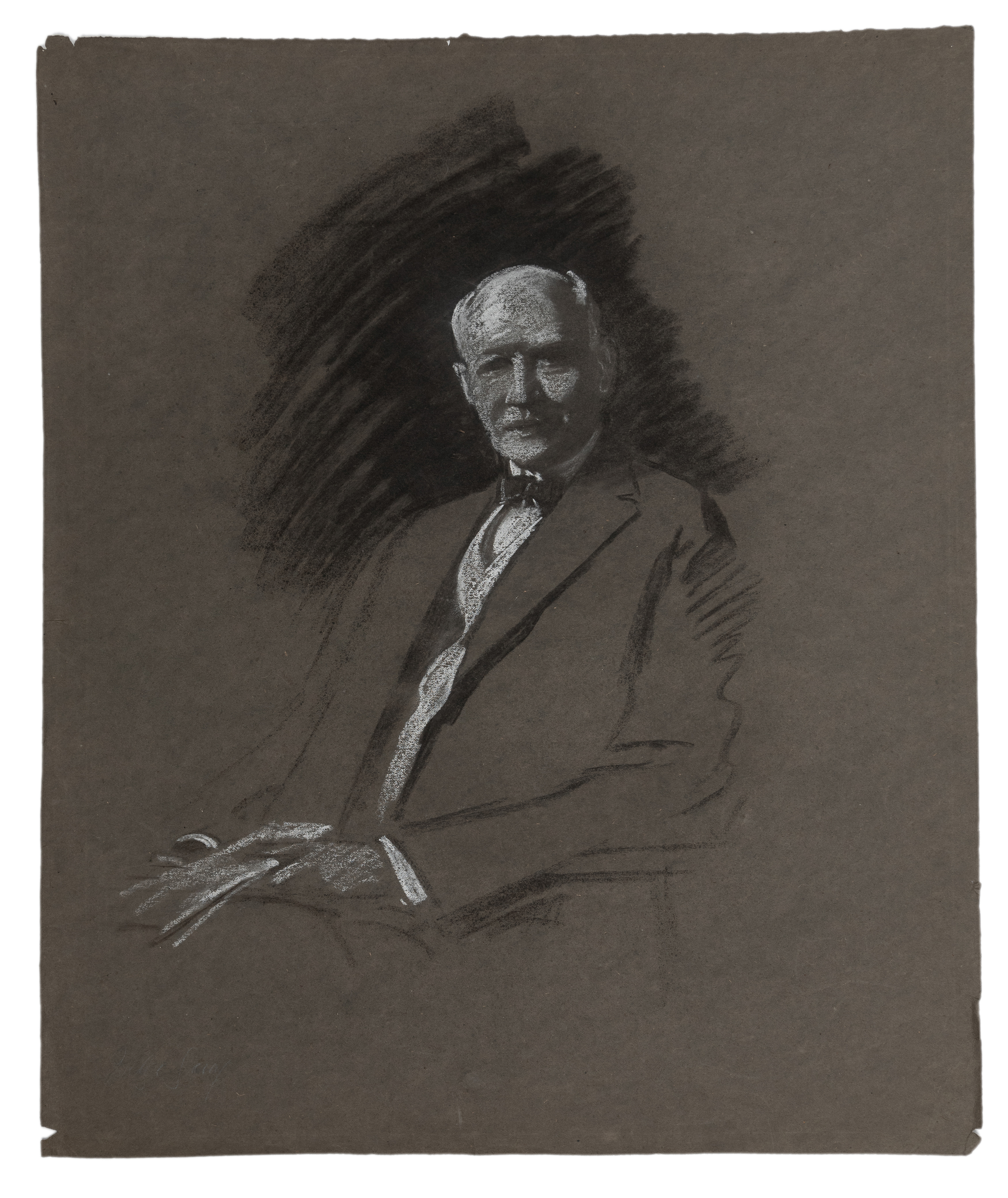 Frank O. Salisbury,  British 1874-1962 -  Ten portraits:  Mrs Lloyd, Head Mistress;  Mr Shapley;... - Image 5 of 10
