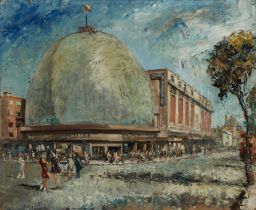 Herbert William Wright,  British 1912–1989 -  London Planetarium, Marylebone Road (with 'The Par...