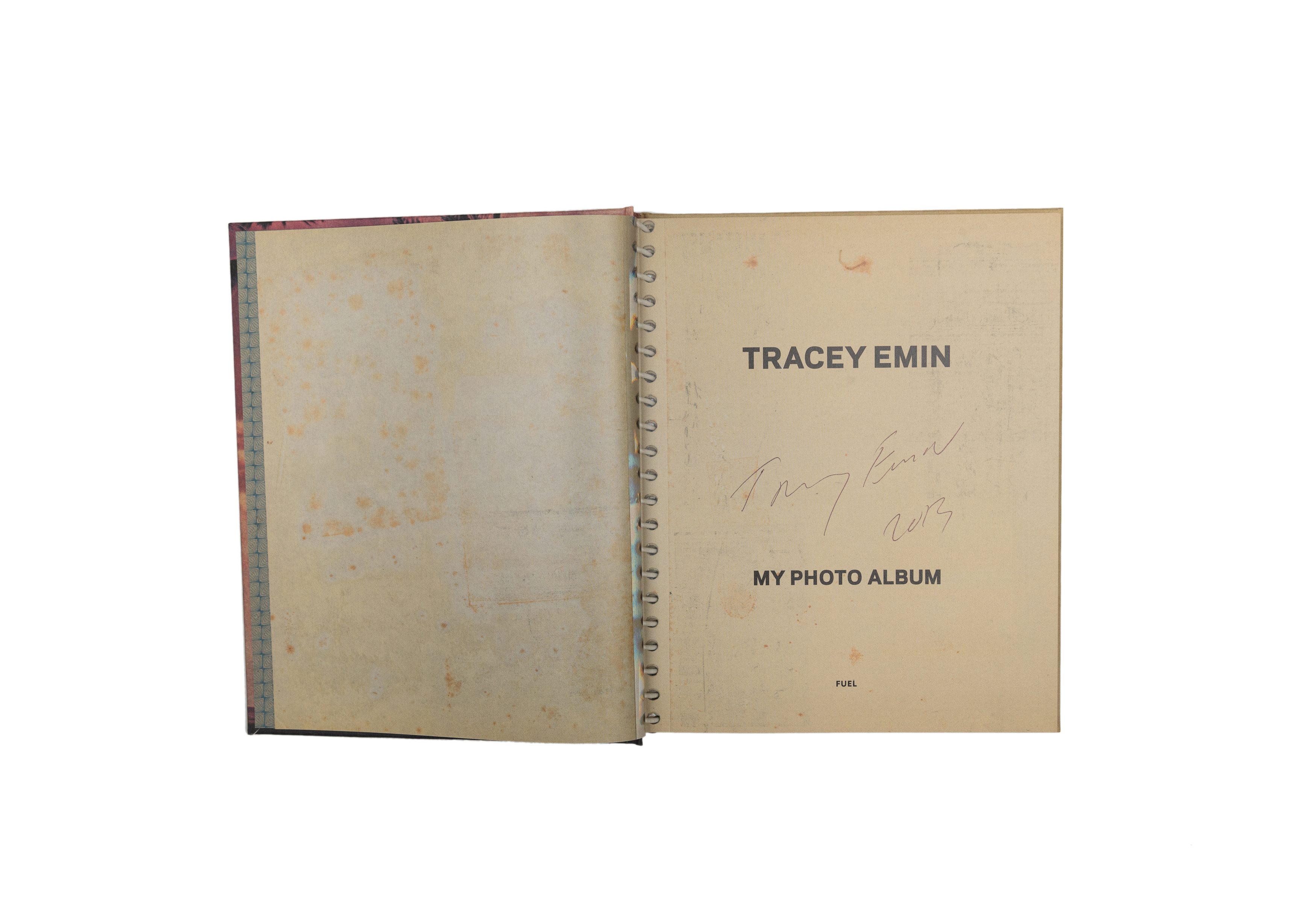 Tracey Emin CBE RA, British b. 1963- My Life in a Column, 2011 (book); My Photo Album, 2013 (boo...
