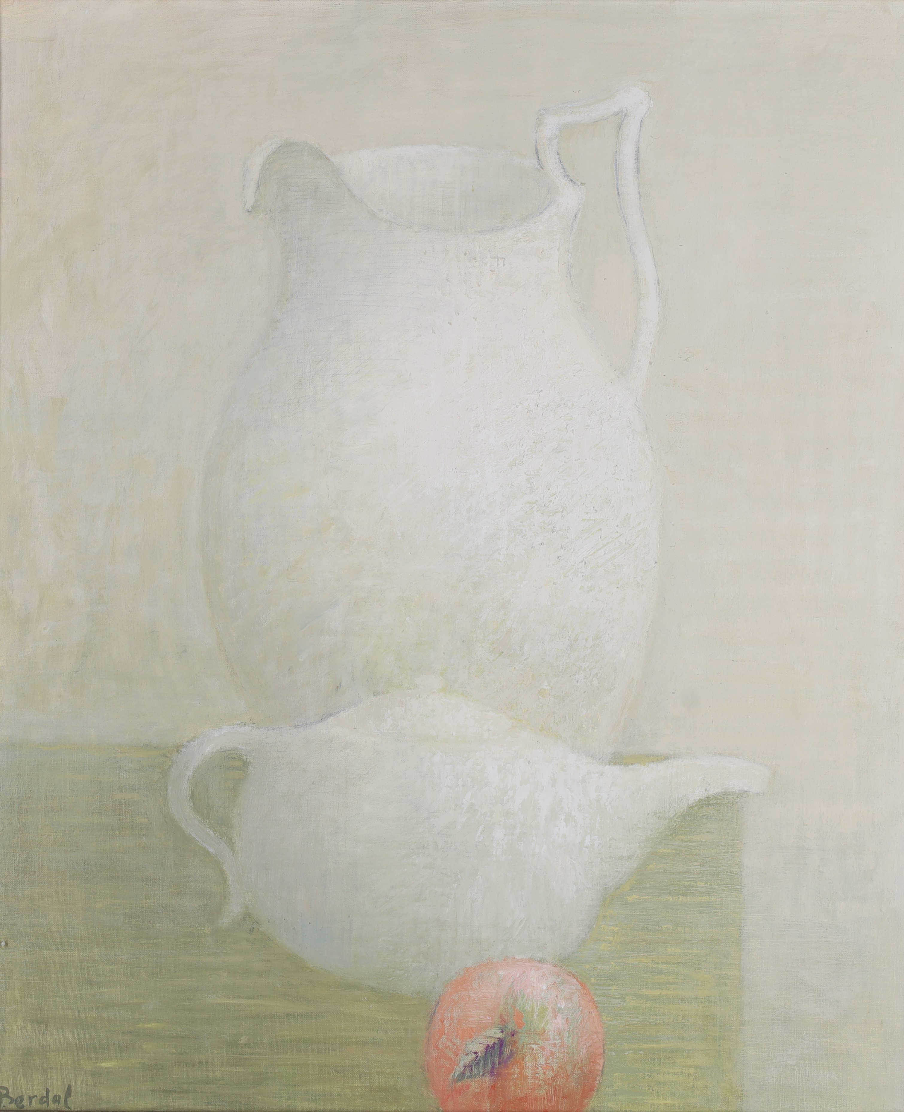 Joan Marie Ransohoff,  American mid/late 20th century -  Harvest Fruits, 1999;  oil on canvas s... - Image 3 of 5