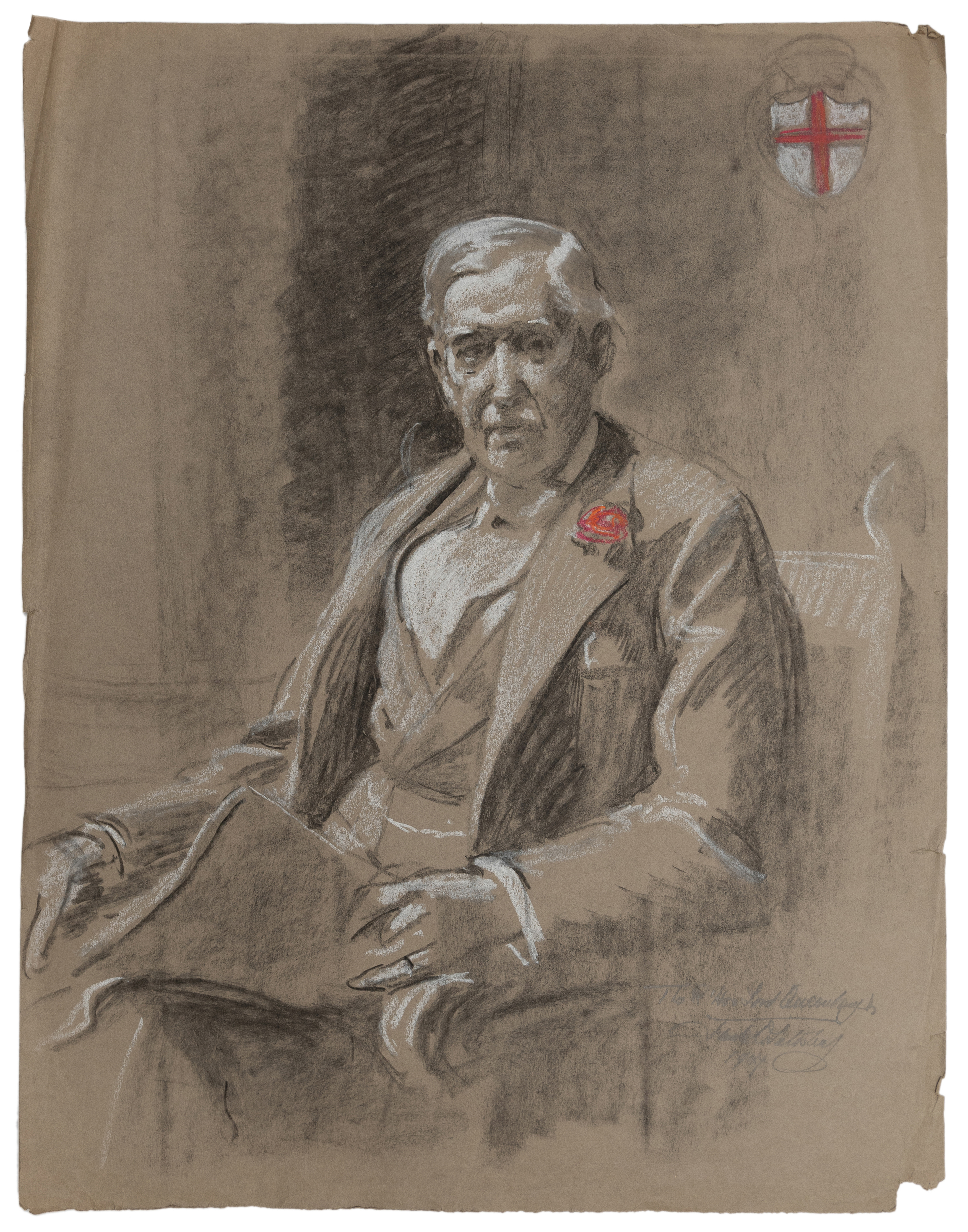 Frank O. Salisbury,  British 1874-1962 -  Ten portraits:  Rev. Dr Harold Roberts, the President ... - Image 7 of 10