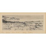 Alain Jean Rene Suby,  French b.1943-  Golfe-Hors Seine;  monochrome etching, signed, titled, a...