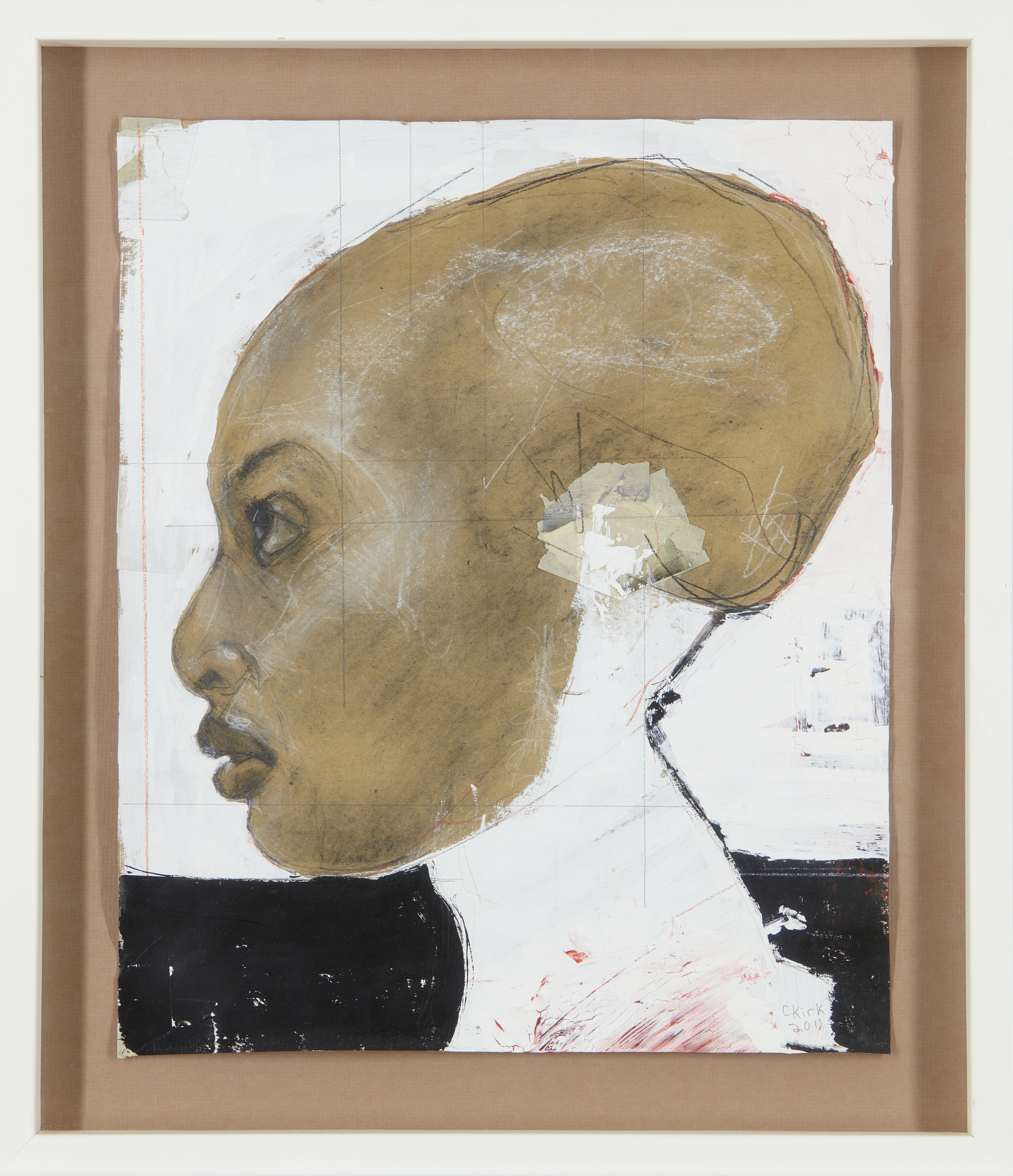 C. Kirk,  20th/21st century -  Artists Wife with Elongated Cranium, 2011;  mixed media and coll... - Image 3 of 3