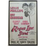 A group of framed theatre posters, 20th century, for shows presented by Cushingham Stage Producti...