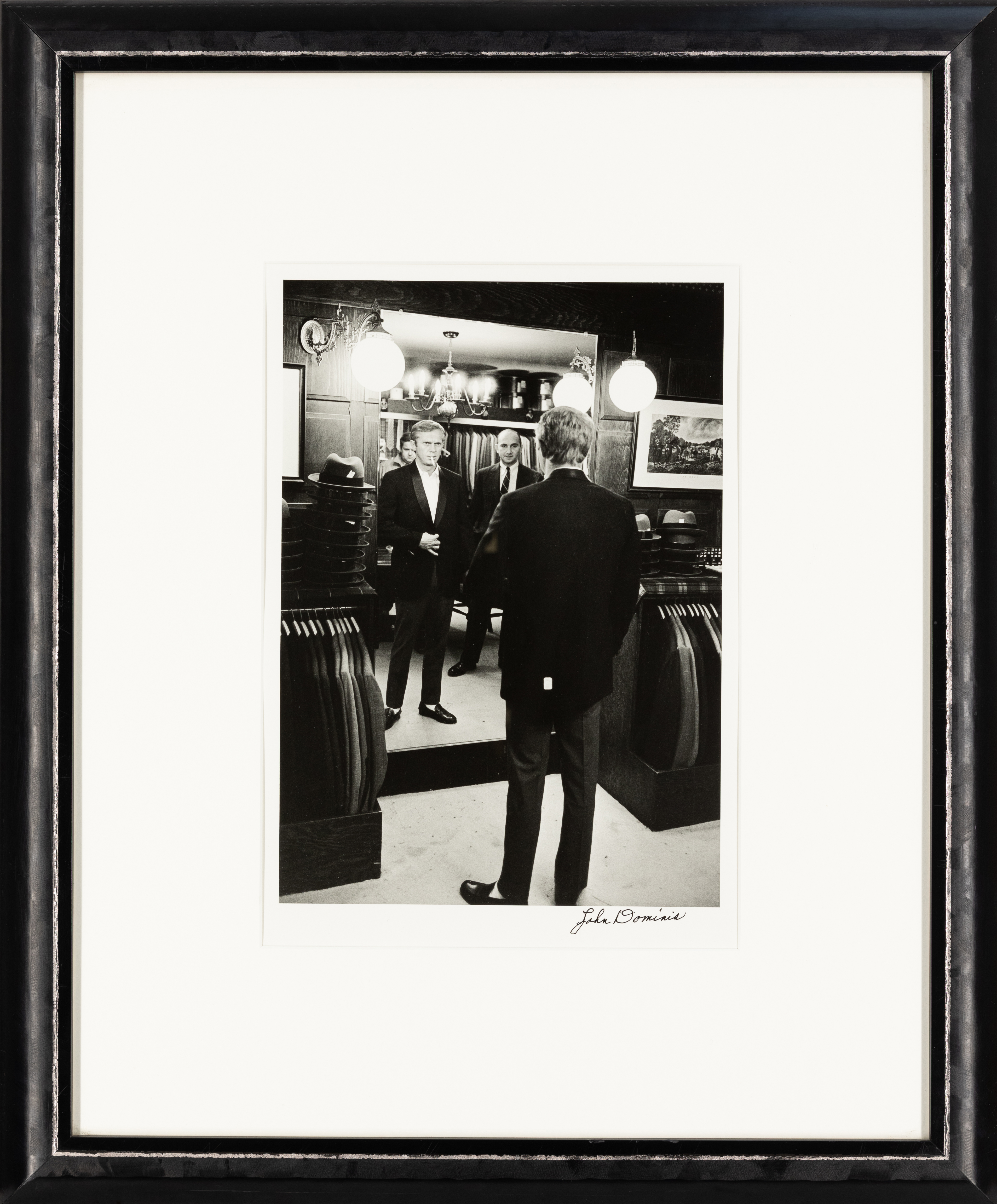 John Dominis, American 1921-2013, Steve McQueen’s Suit Fitting, 1963;  photographic print on ph... - Image 2 of 2