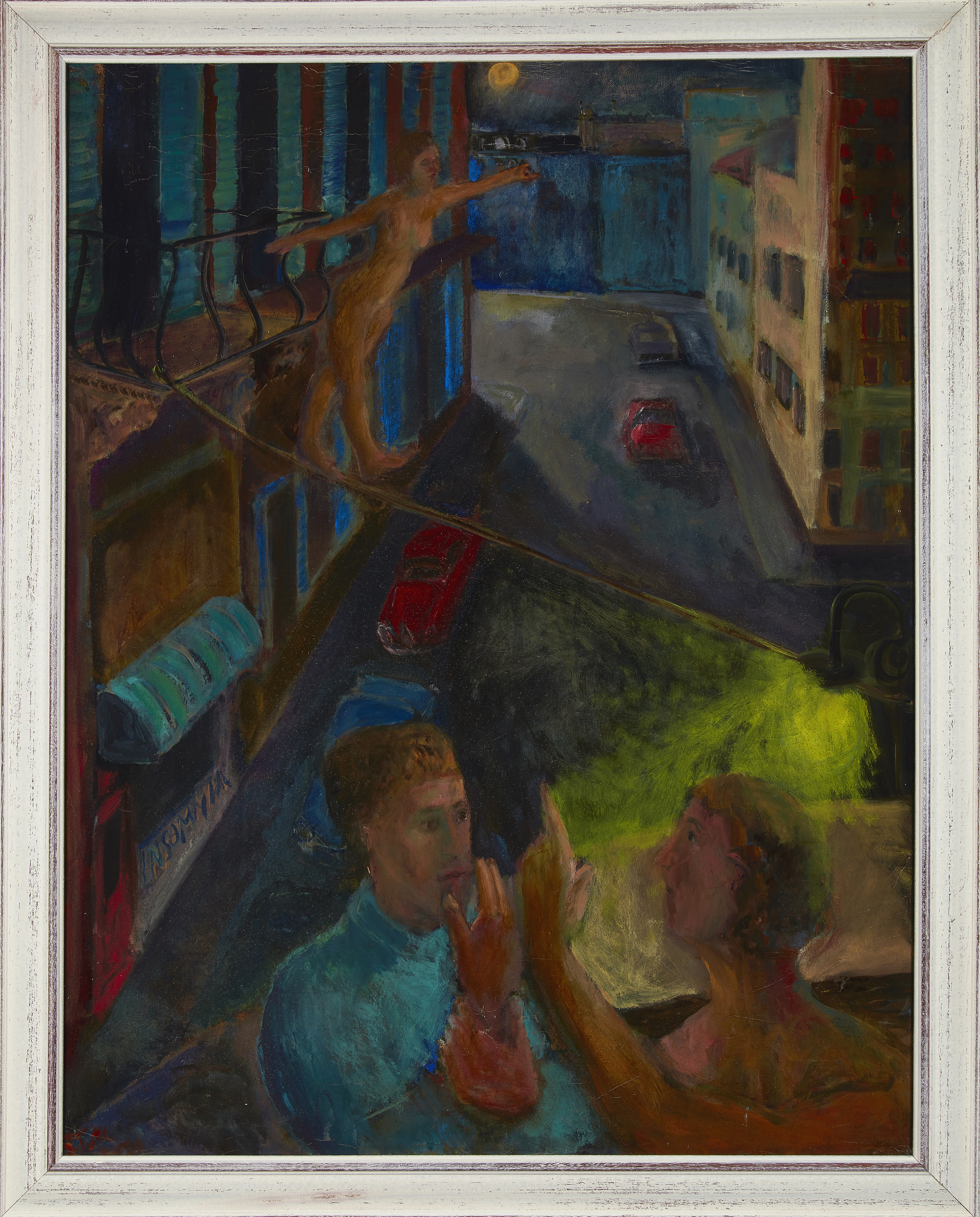 Sophie Tute,  British b.1960 -  Conversation Piece;  oil on canvas, signed lower left 'S.Tute',... - Image 2 of 3