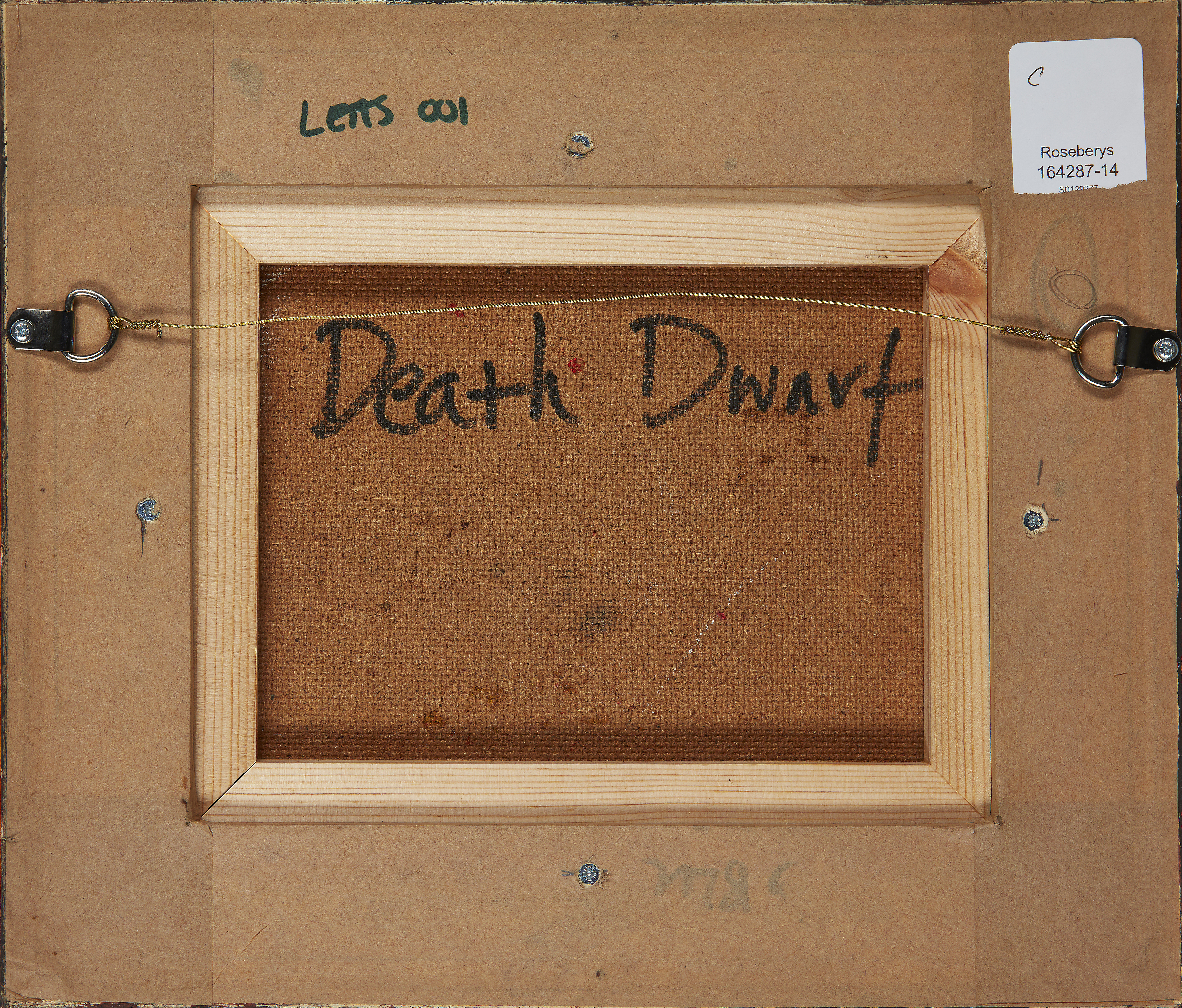 Gabriel Weissmann,  British 1944-1997 -  Death Dwarf;  oil on layered board, signed lower right... - Image 3 of 3