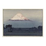 Tōshi Yoshida (1911 – 1995) Mt. Fuji from gotemba, dated 1987, signed in pencil to the bottom ri...
