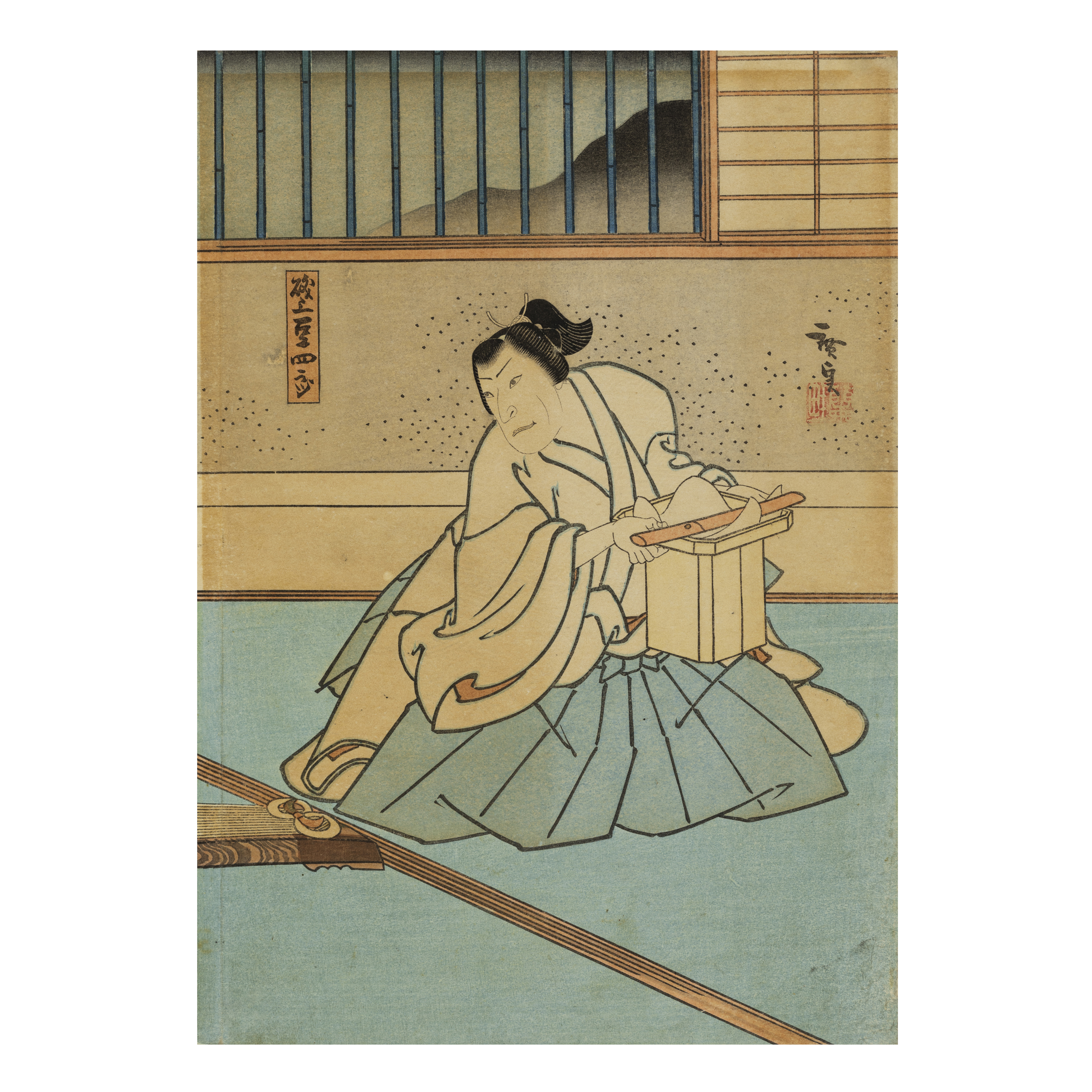 Utagawa Kuniyasu (1794 – 1832)、Gigadō Ashiyuki (active 1813 - 1833) Comprising a triptych, featu... - Image 7 of 10
