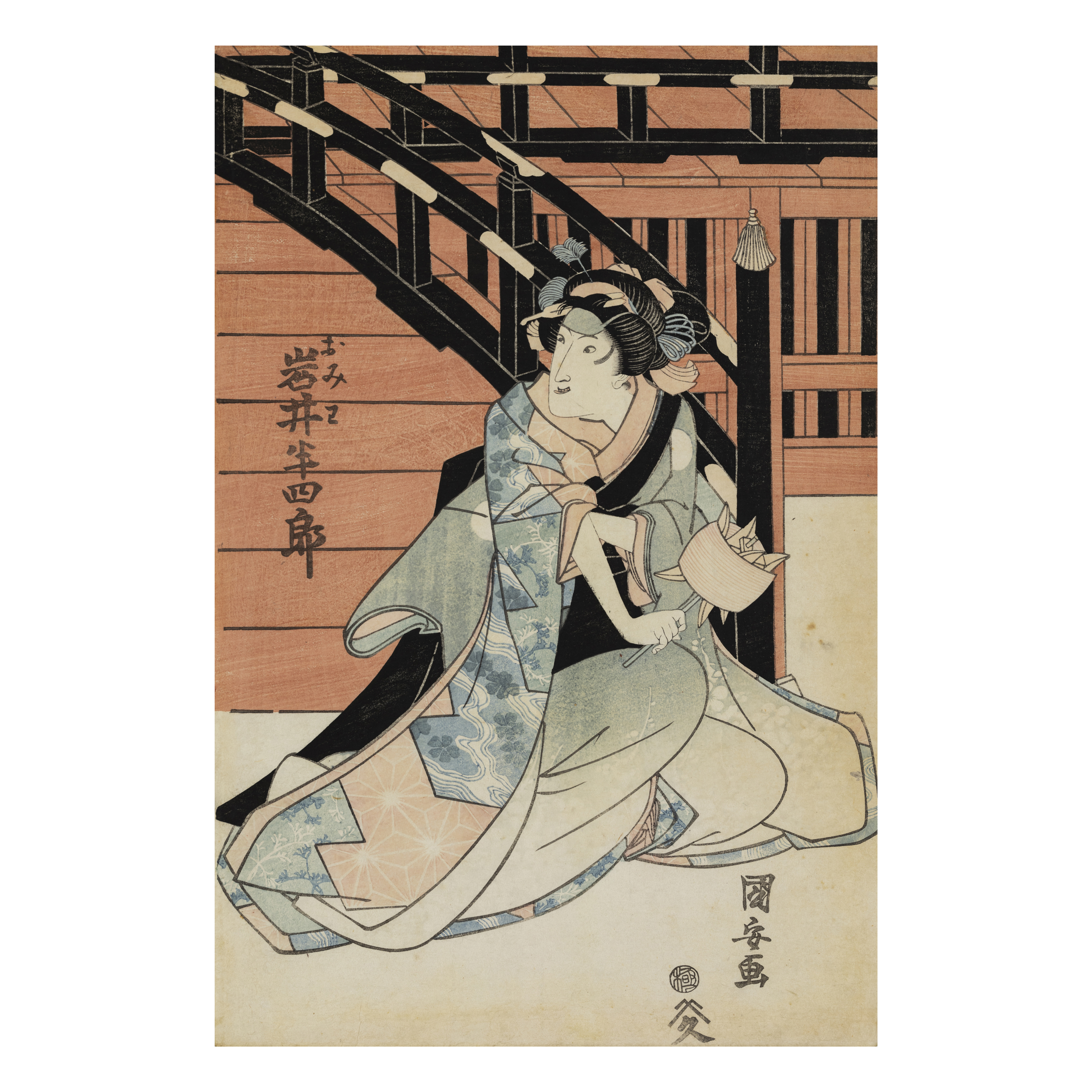 Utagawa Kuniyasu (1794 – 1832)、Gigadō Ashiyuki (active 1813 - 1833) Comprising a triptych, featu... - Image 5 of 10