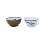 Two Chinese blue and white Nanking Cargo type vessels Qing dynasty, Qianlong period  Comprising...