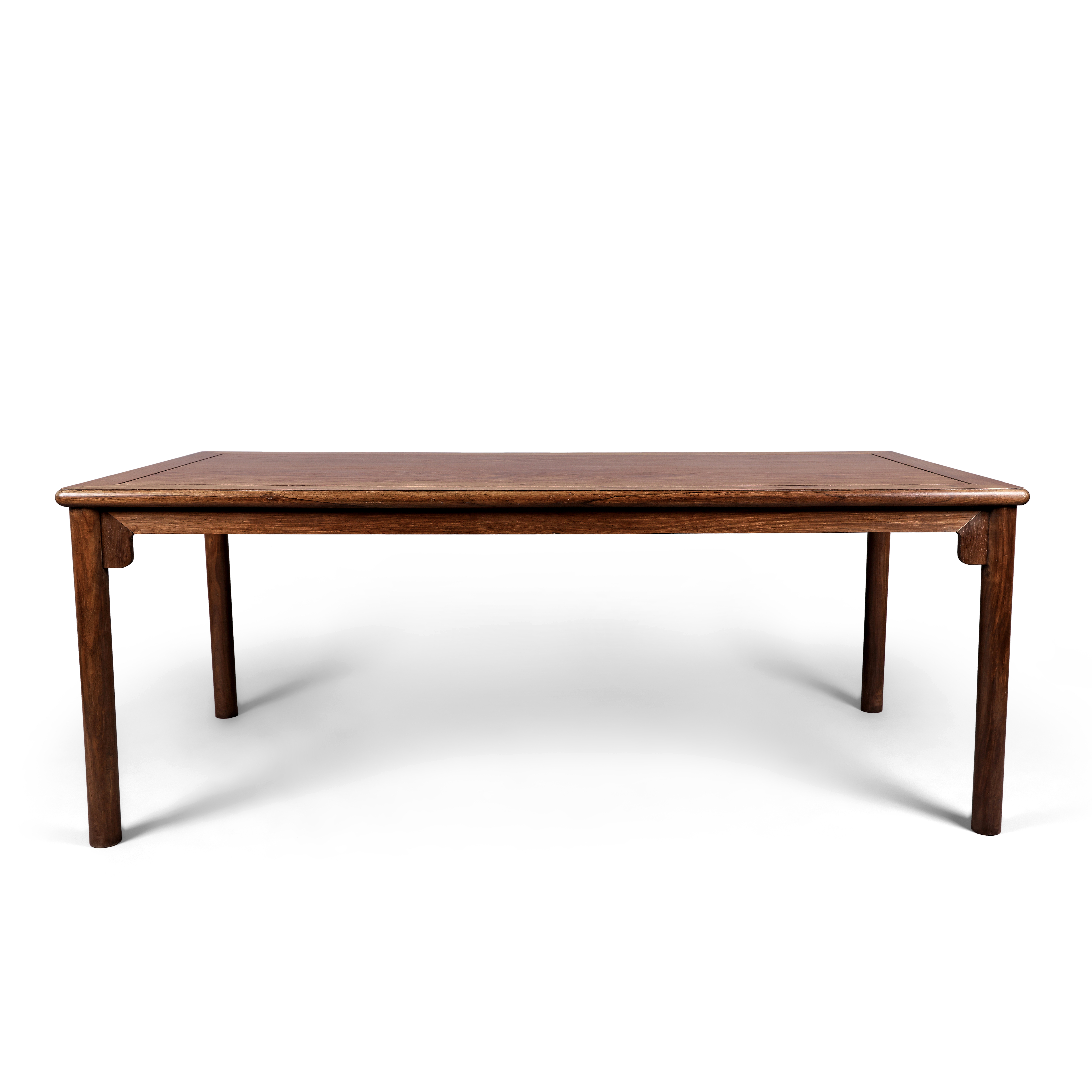 An exceptionally large Chinese huanghuali Ming-style table Republic period The rectangular top ...