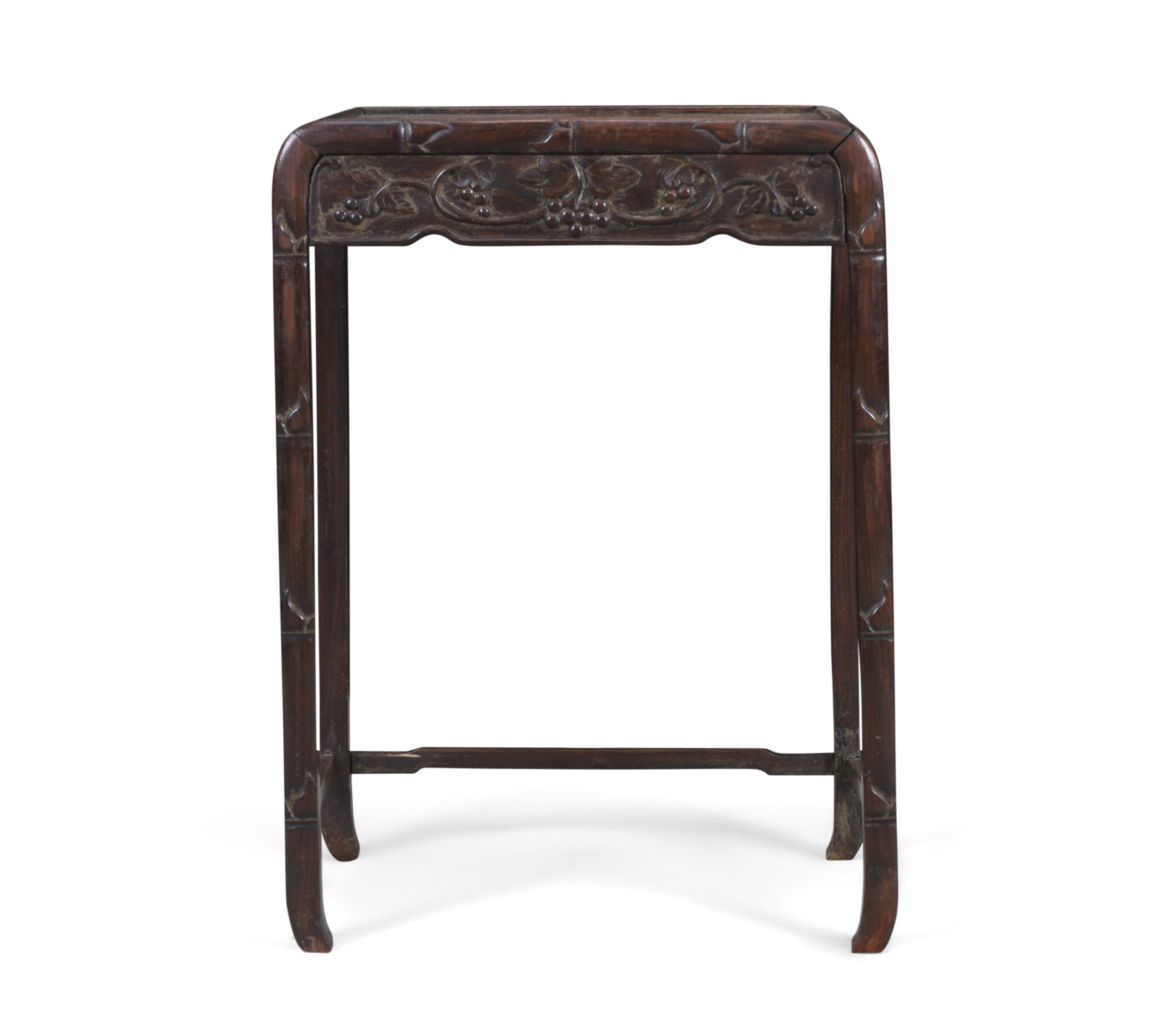 Three Chinese hongmu occasional tables, Qing dynasty, late 19th century Two of square form with... - Image 2 of 6