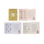 A collection of forty-five Chinese cash coins 2nd millennium BCE to 1949 CE All coins binding o...