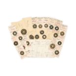 A group of fifty-nine Chinese cash coins 175 BCE - 1908 CE Various diameter and weight, all wit...