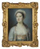 Follower of Rosalba Carriera, Italian, 1673/75-1757, portrait of a lady in Eastern dress, Portray...