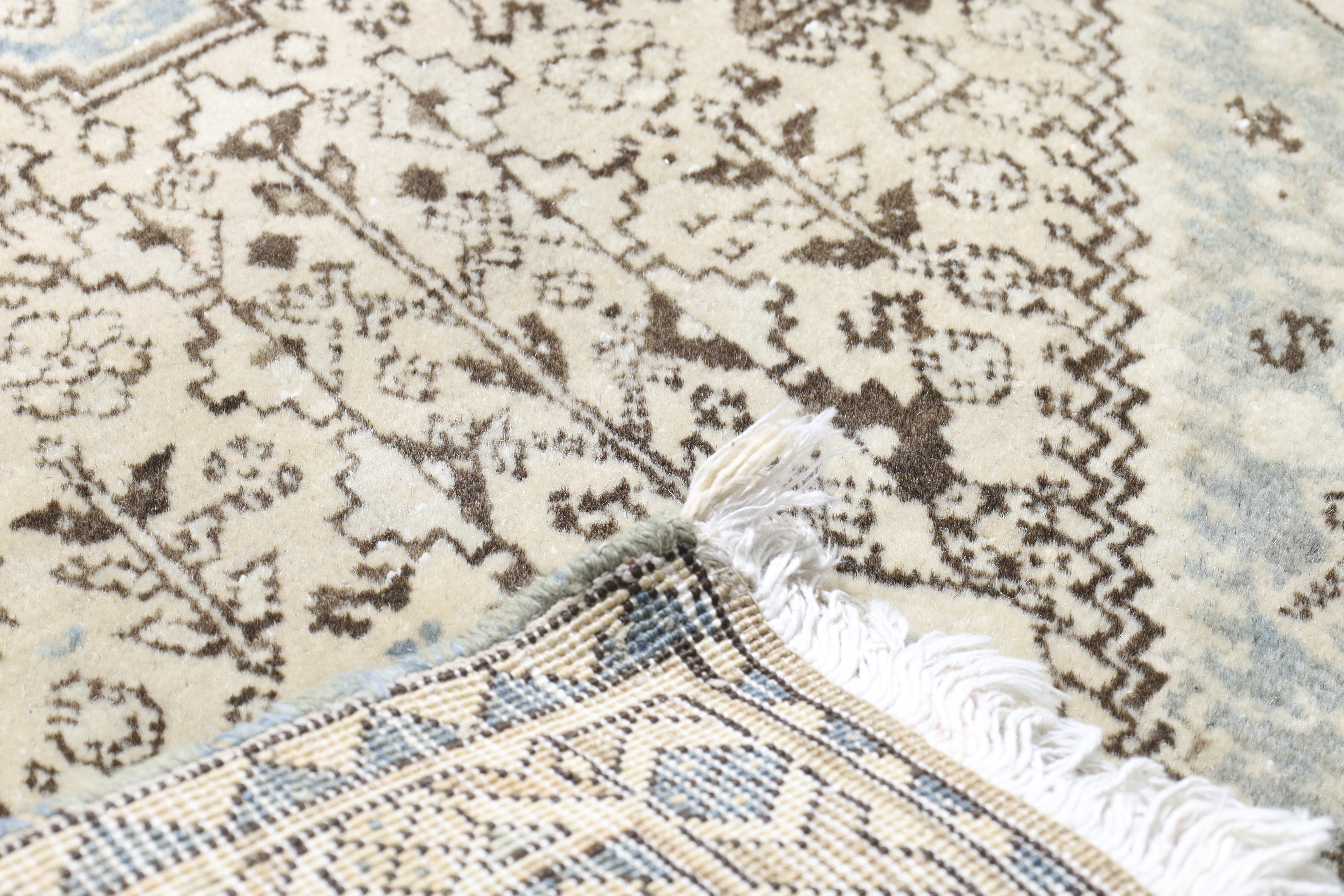 Two fragments of a Persian Feraghan runner, 19th century, Together with one other small fragment ... - Image 5 of 23