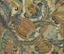 An English needlework fragment, Possibly late 19th century, Worked in wool cross-stitch, depictin...