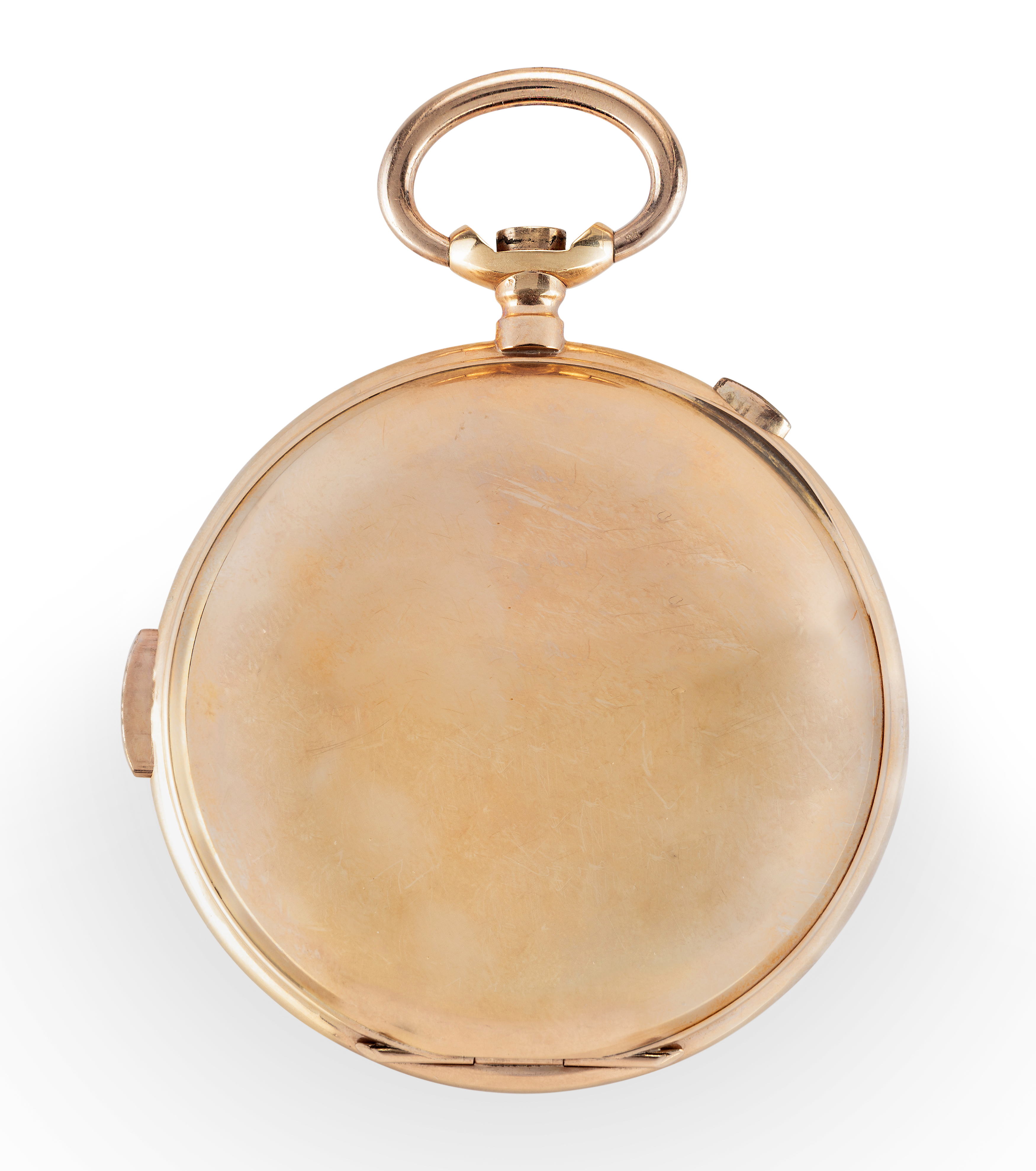 A full hunter minute repeating chronograph pocket watch, Swiss, late 19th century, Movement with ... - Image 3 of 3