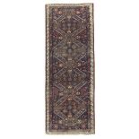 An East Caucasus Seychour long rug, Last quarter 19th century, The central field with three X med...