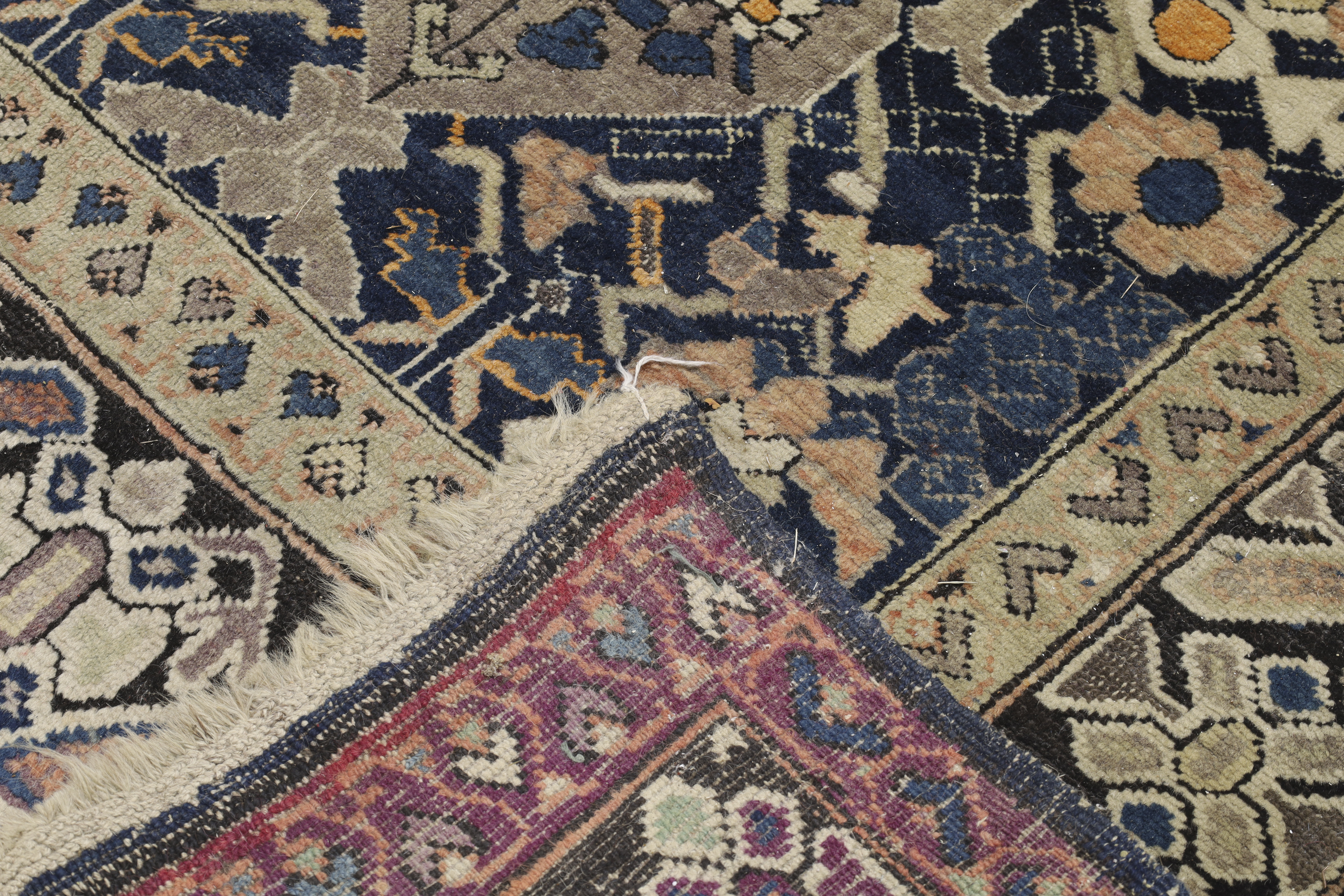 A Persian Karabagh carpet, First quarter 20th century,   The two long fields with geometric vase ... - Image 4 of 4