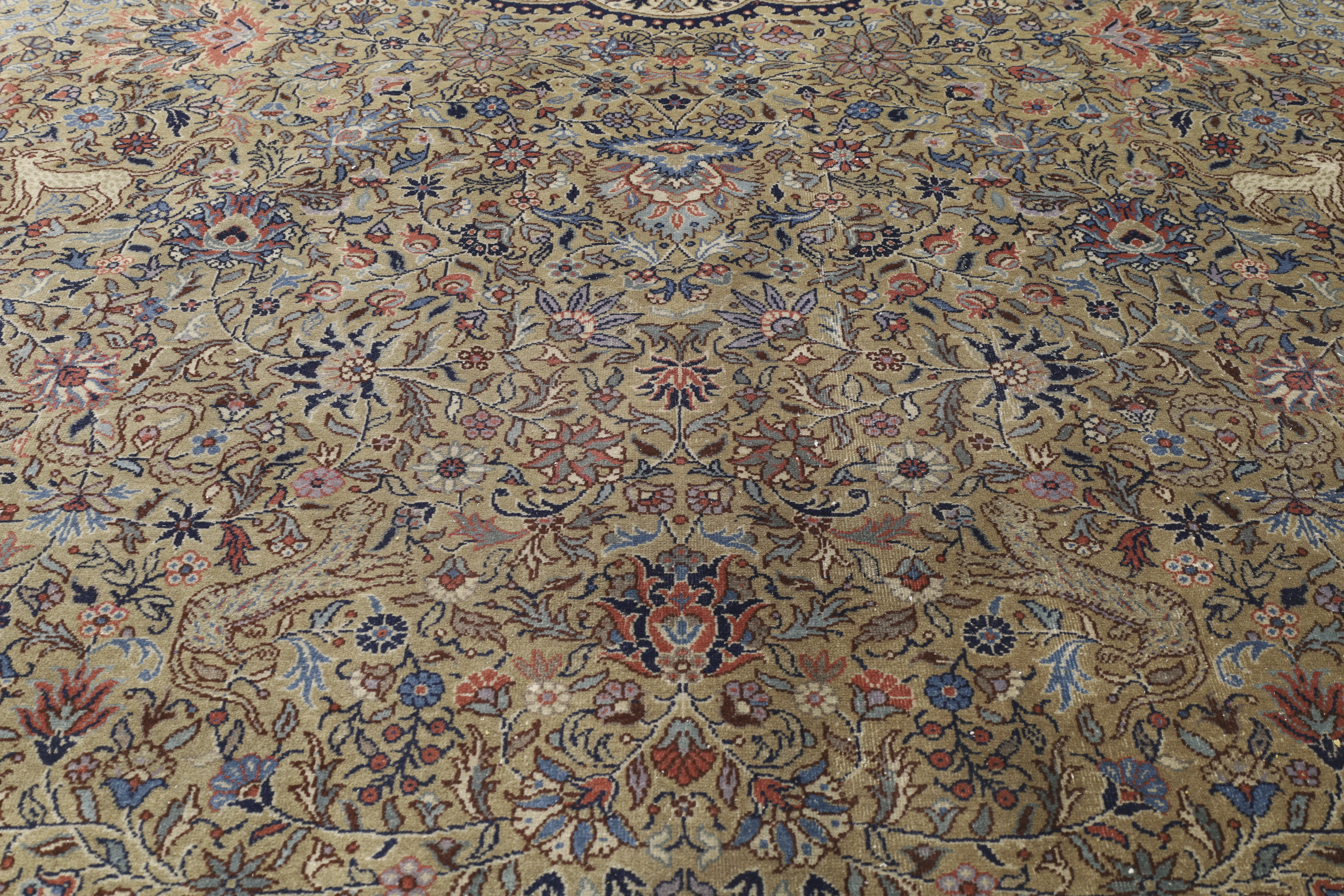 A Persian Tabriz carpet, Second quarter 20th century,  The central field with floral medallion su... - Image 4 of 5