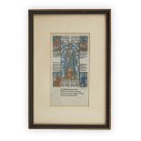 Hardouin, Germain and Gillet, Homo anatomicus or zodiac man from the Book of Hours, in French, an...