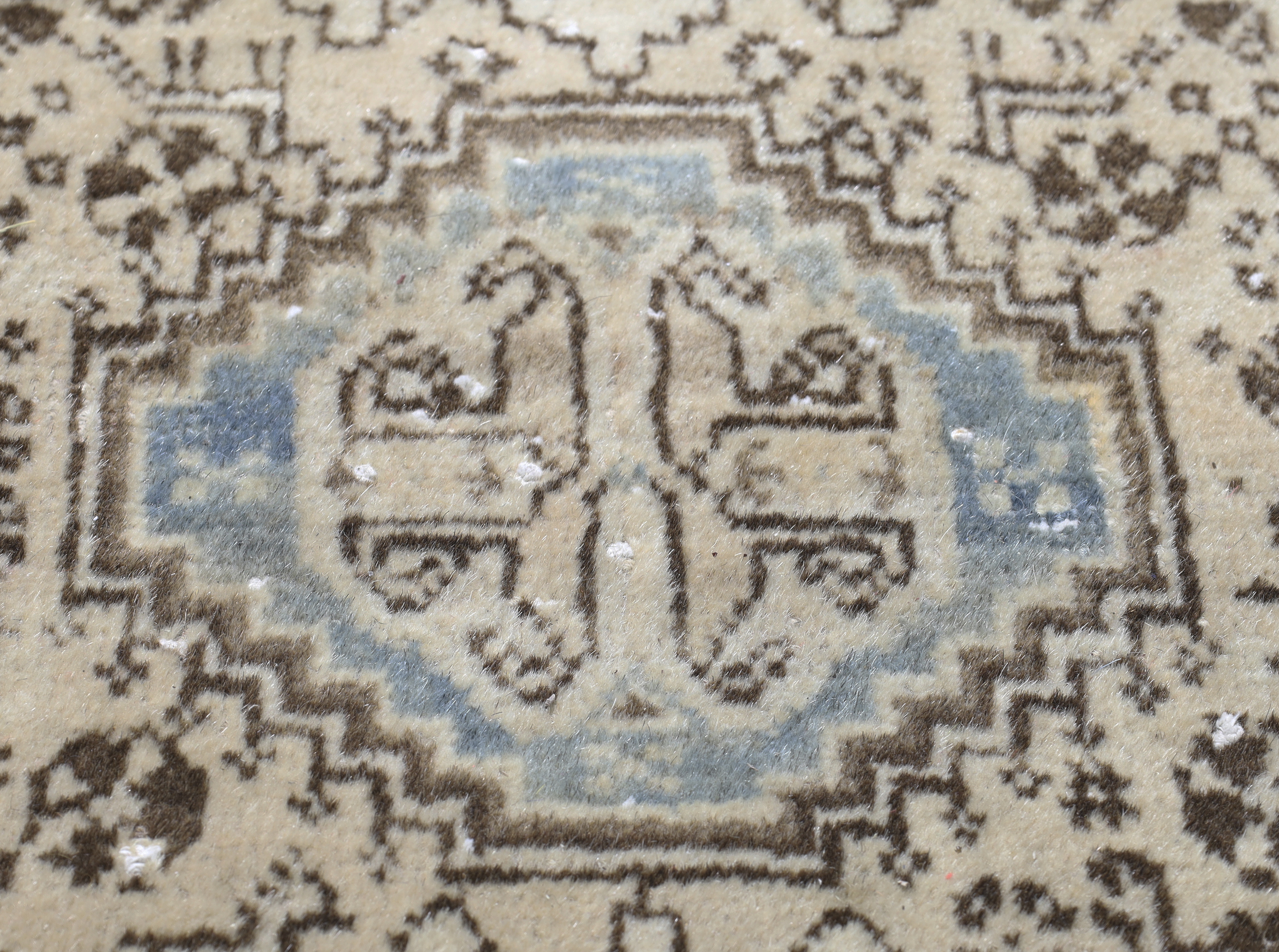 Two fragments of a Persian Feraghan runner, 19th century, Together with one other small fragment ... - Image 4 of 23