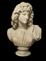 An Italian marble bust of Melpomene, Muse of Tragedy, After the Antique, late 18th / early 19th c...