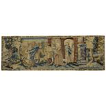 A Franco-Flemish tapestry fragment, Late 16th / early 17th century, Depicting the Old Testament s...