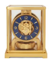 A Jaeger-LeCoultre Atmos clock,  C.1970s, Caliber 526-5, serial no.432926, the gilt-brass case wi...