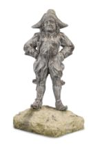 An English lead figure of Mr Punch, Probably by Crowther, early 20th century,  Depicted with bico...