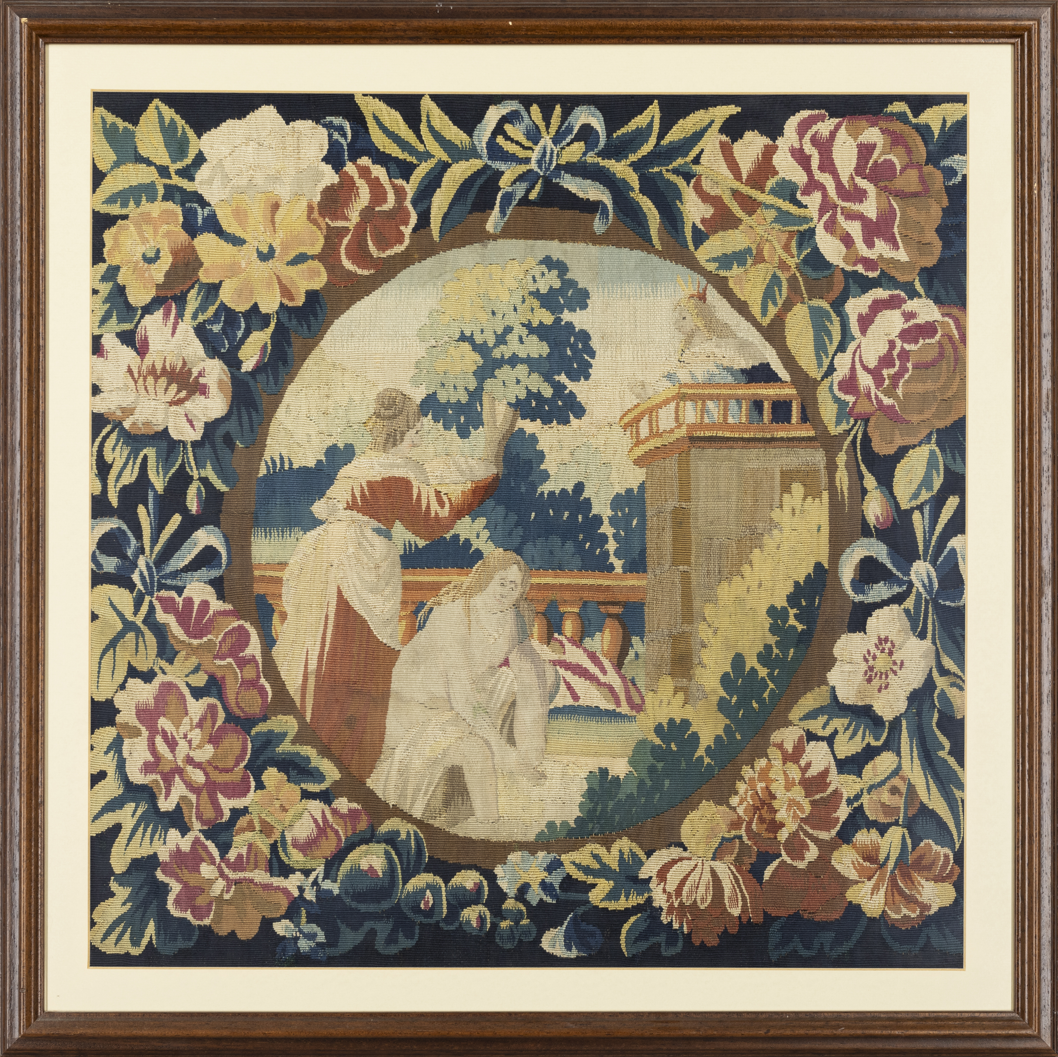 A North European biblical tapestry panel, Possibly Dutch, c.1700, Woven in wools and silks, the c... - Image 2 of 2