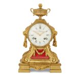 A French ormolu mantel clock, By Charles Bertrand, Paris, last quarter 18th century, The case sur...