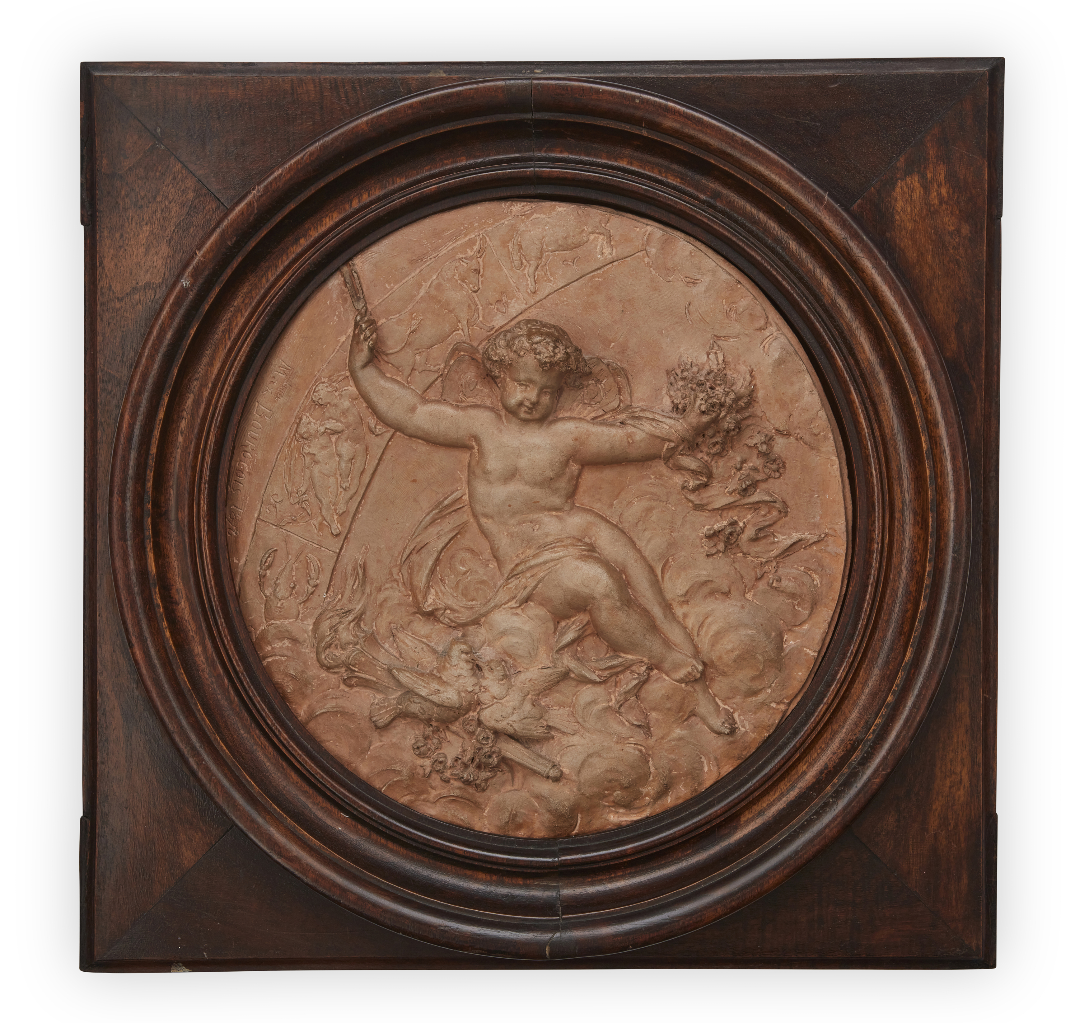 Louis-Maximilien Bourgeois, French, 1839-1901, four French allegorical terracotta plaques of the ... - Image 5 of 5