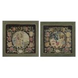 A near pair of North European biblical tapestry panels, Possibly Dutch, c.1700, Woven in wools an...