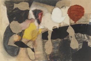 Noel Ellis,  British 1917-c.1988 -  Collage I;  collage and gouache on paper, signed and titled...