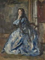 Philip Wilson Steer OM,  British 1860-1942 -  Miss Montgomery, c.1907-08;  oil on canvas, 67.1 ...