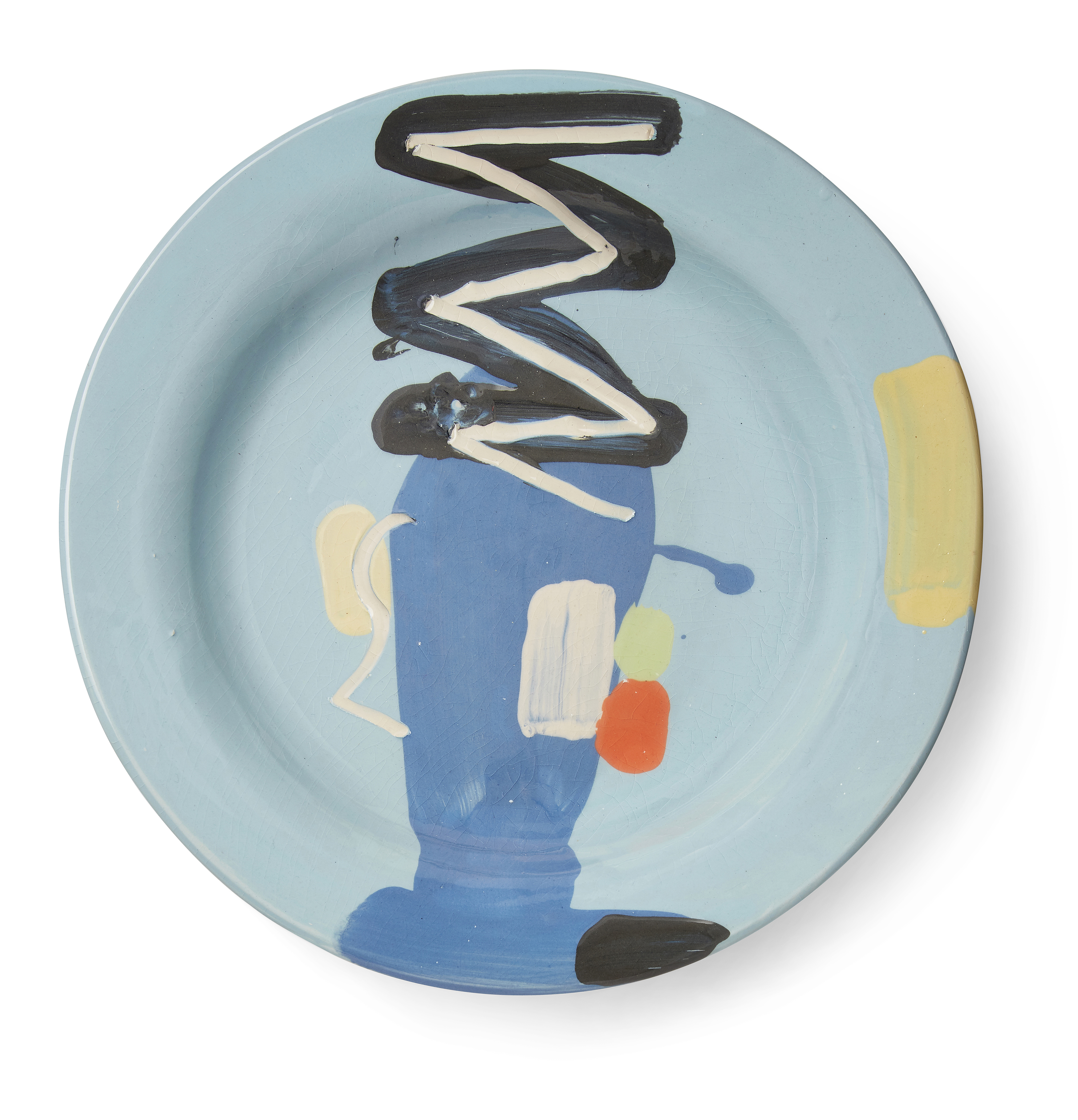 Bruce McLean,  Scottish b.1944 -  Untitled, 2015;  glazed ceramic, signed and dated on the reve...