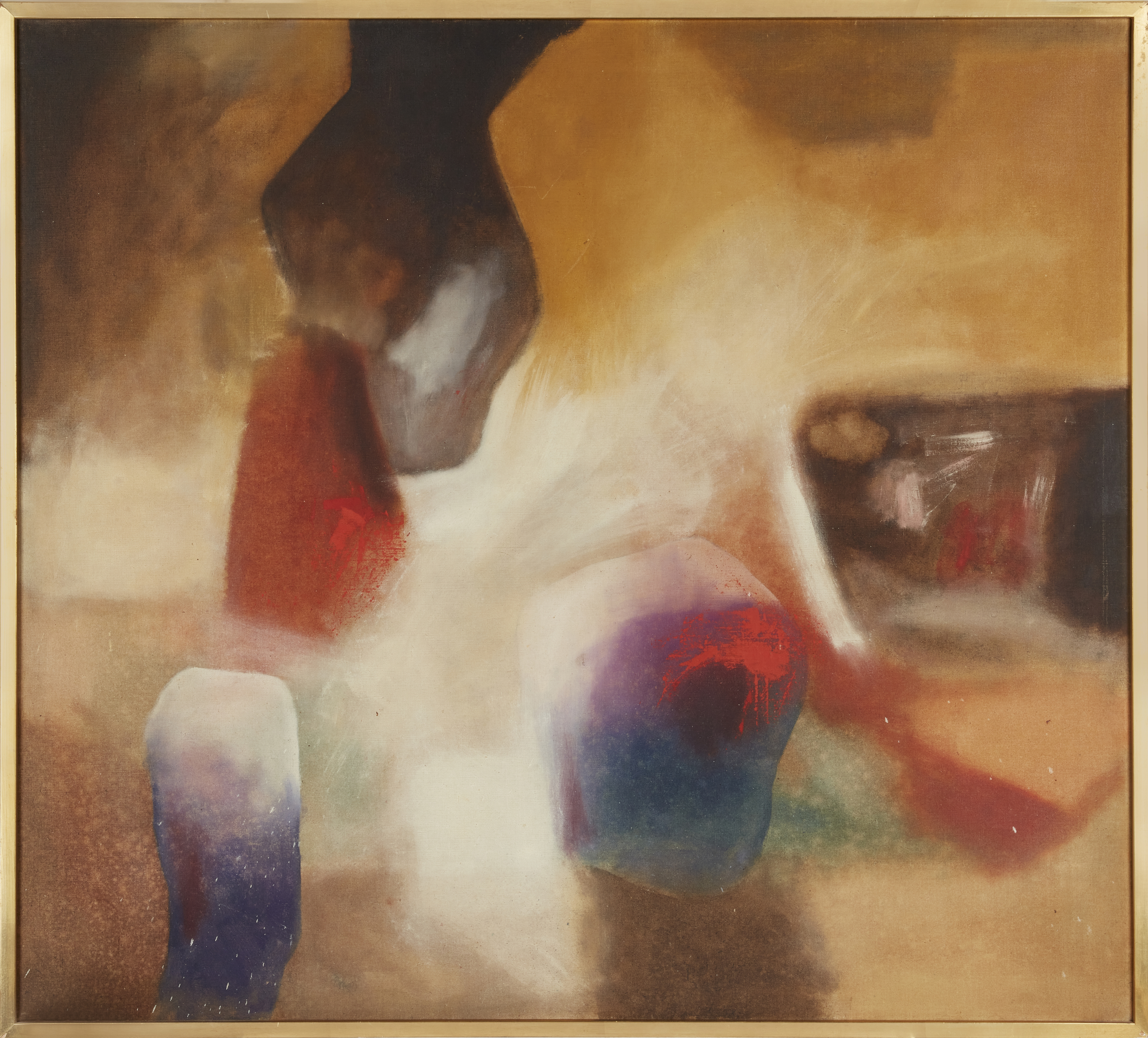 Aubrey Williams,  Guyanese/British 1926-1990 -  Maridowa Series no.2, 1964;  oil on canvas, sig... - Image 2 of 3