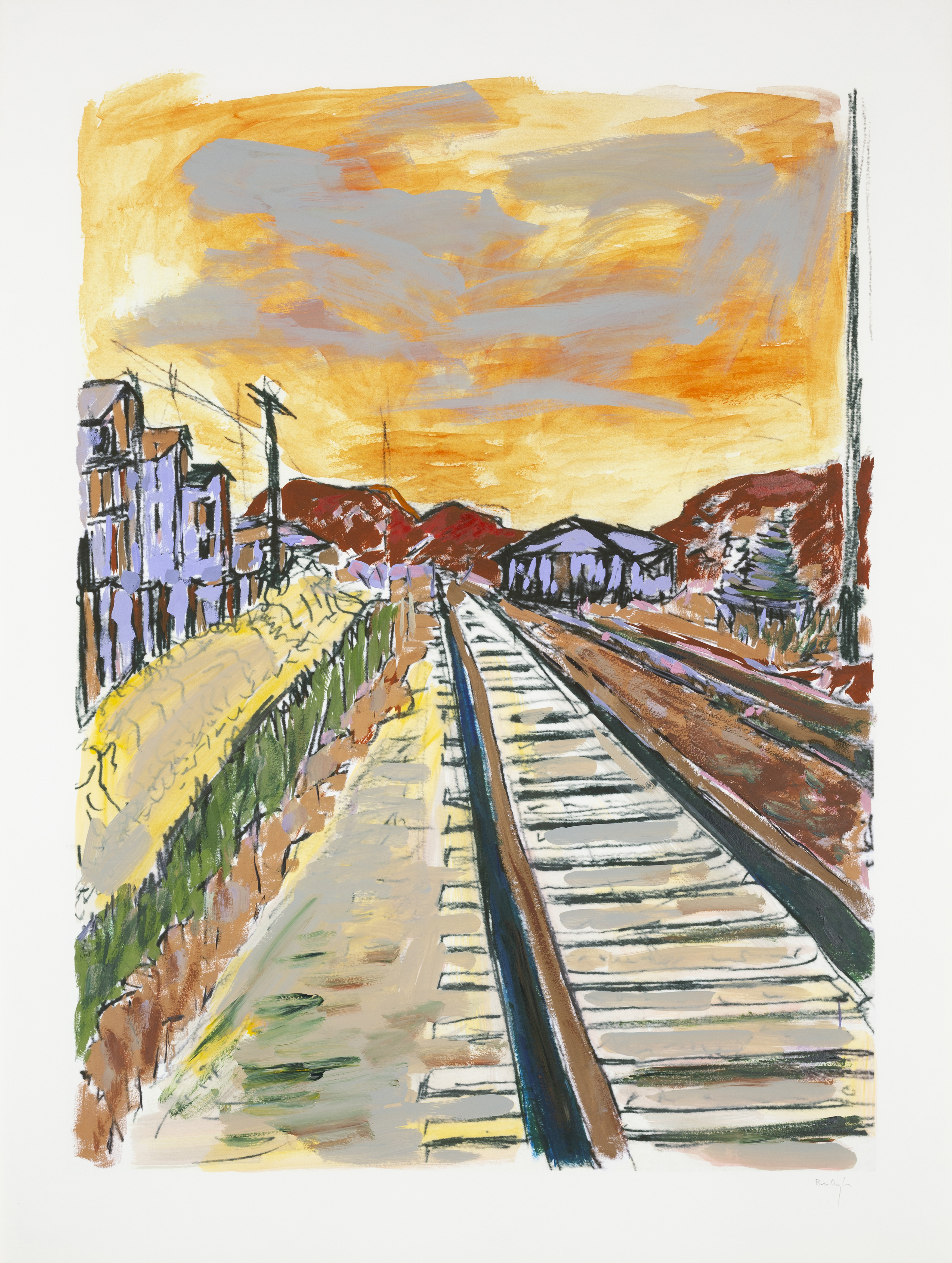 Bob Dylan,  American b.1941- Sidetracks, 4th May 2002, Brighton England; unique hand embellishe...