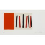 Sir Terry Frost RA, British 1915-2003, Red and Black Squeeze (blocks), 2001; screenprint and co...