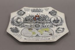 A Queen Victoria Golden Jubilee porcelain plate. 24 cm wide.